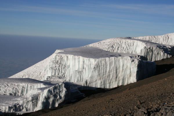 Ледник на вершине Килиманджаро 