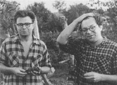 Наум Коржавин и Станислав Рассадин. Тамань, 1960