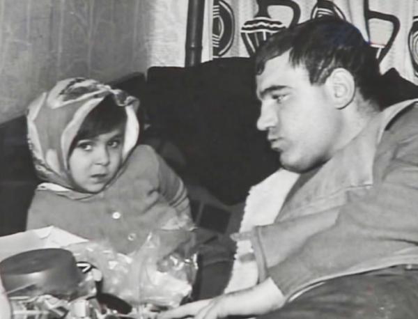 Геннадий Шпаликов с дочерью Дашей
