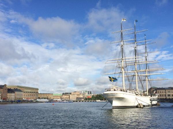 Стокгольм - вид на город.  Фото Лейла Александер-Гарретт.