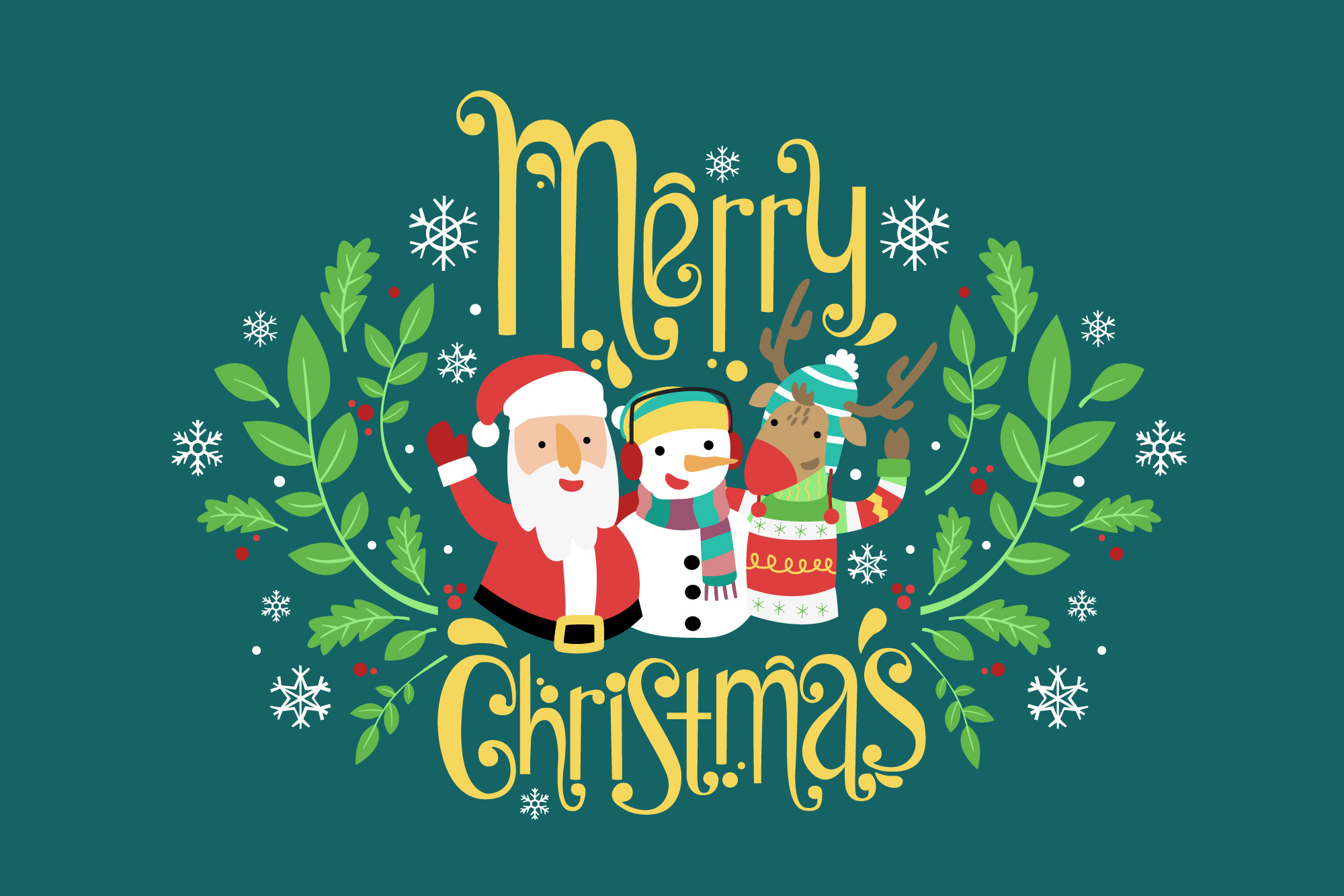 С праздником Рождества!