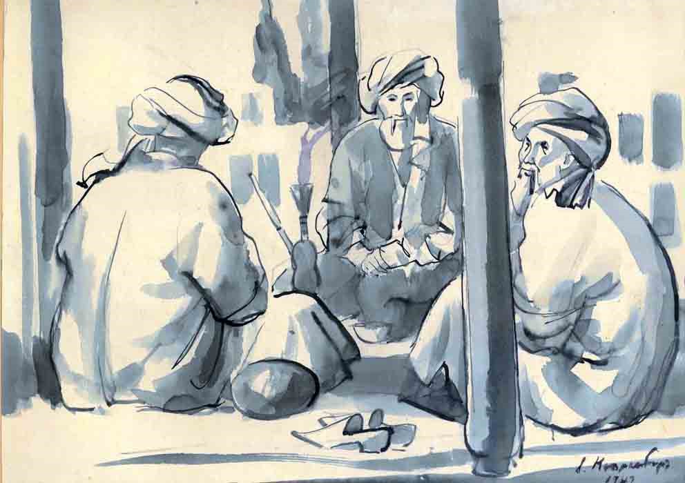 A.Nyurenberg_1942._Tashkent._V_chayhane._Iz_chastnogo_sobraniya.jpg