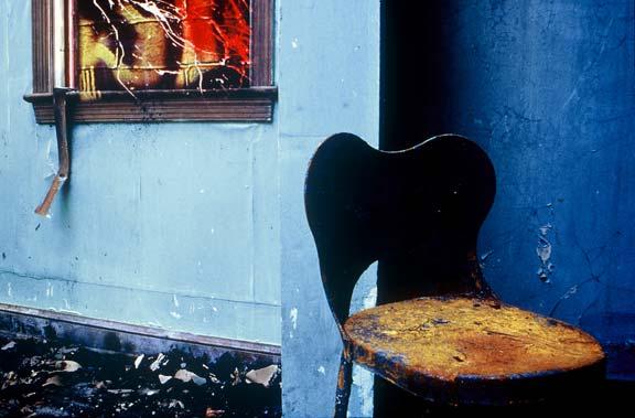 Alex Stefan. Blue Room, Rusty Chair