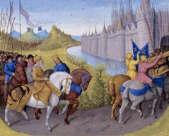 Крестоносцы прибывают в Константинополь. Второй крестовый поход (1145-1149 гг.).