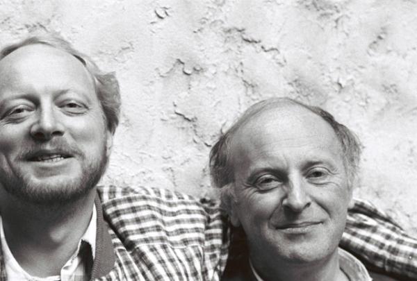 Бенгт Янгфельдт и Иосиф Бродский. 1988 г. Фото Маши Воробьевой.
