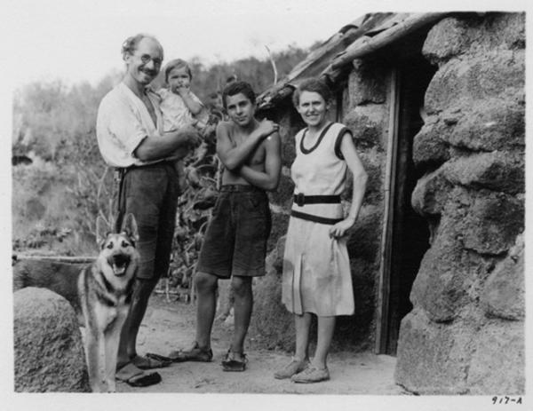 Ганц Виттмер, его жена Маргрет и их двое детей