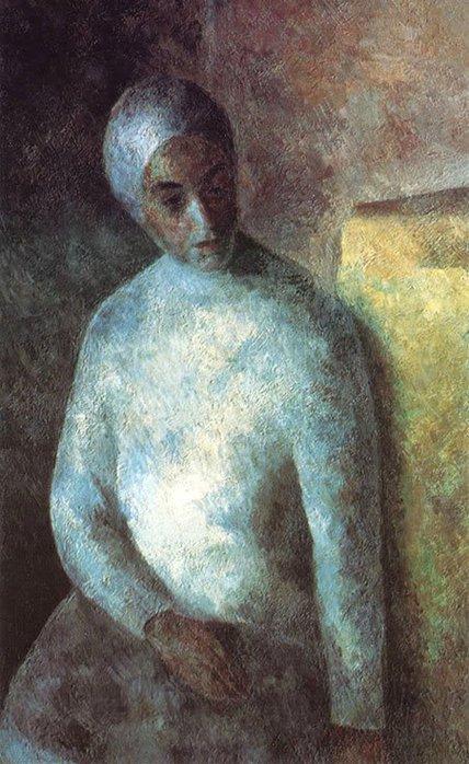 Роберт Фальк. Женщина в белой повязке,1923.