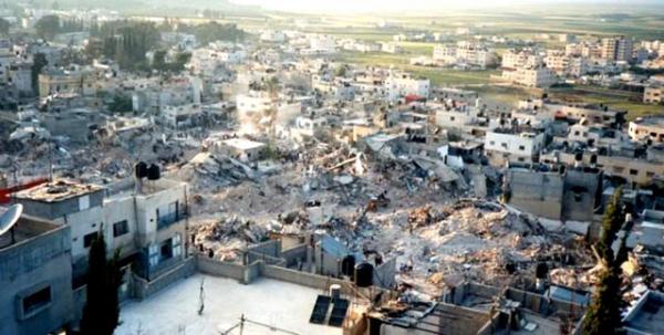 Лагерь беженцев Дженин после операции израильских войск в апреле 2002 г. Лагерь беженцев Дженин после операции израильских войск в апреле 2002 г.