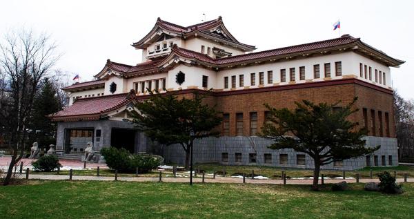 Краеведческий музей Построен  японцами в 1938