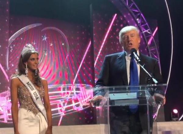 Лас-Вегас. Трамп объявляет, что конкурс "Мисс Вселенная" будет проходить в Москве 