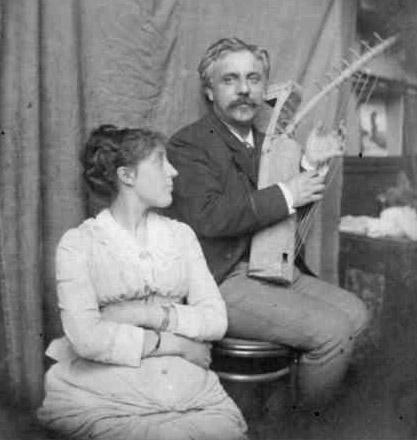 Габриэль Форе и его жена Мари. 1889 г.