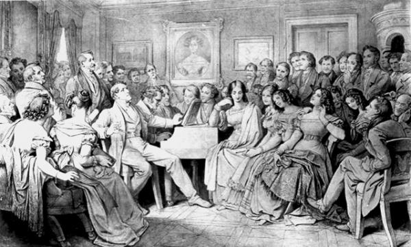 Мориц фон Швинд, написавший картину «Вечер Шуберта у Йозефа фон Шпауна», поместил там портрет Каролины на стене, справа от сидящего за роялем Шуберта в окружении друзей композитора