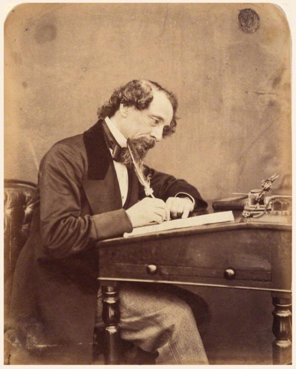 Чарльз Диккенс в 1858 году. Национальная портретная галерея Лондона. 