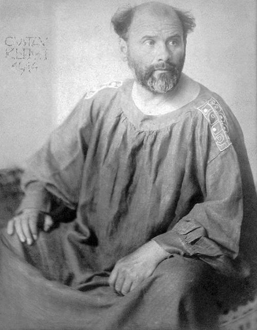 Густав Климт. Фотография 1914 года. Густав Климт. Фотография 1914 года.