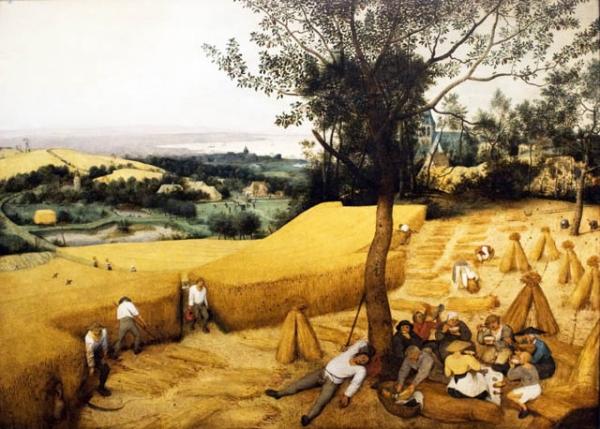 Питер Брейгель (старший) «Жатва», 1565, Музей Метрополитен, Нью-Йорк Питер Брейгель (старший) «Жатва», 1565, Музей Метрополитен, Нью-Йорк