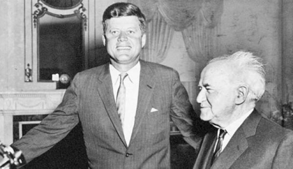 Президент США Джон Ф. Кеннеди и премьер-министр Израиля Давид Бен-Гурион