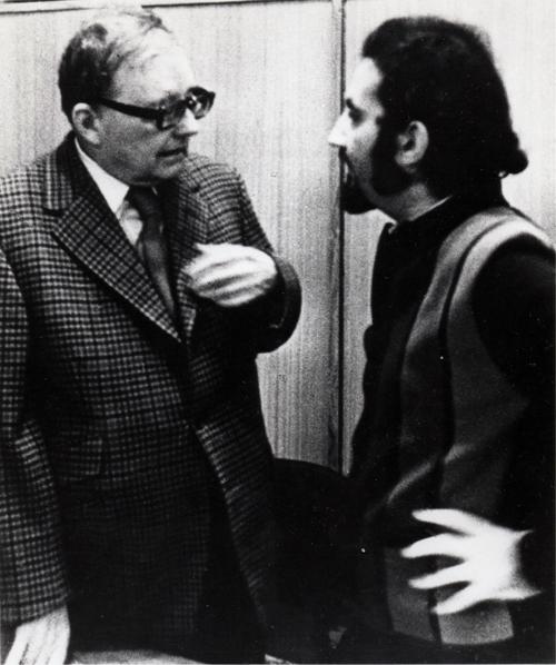 Дмитрий Шостакович и Соломон Волков. Москва, 1974 г.
