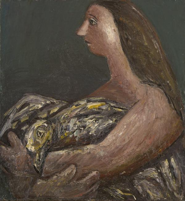 Лев Табенкин. Женщина с  мертвой  птицей,1992