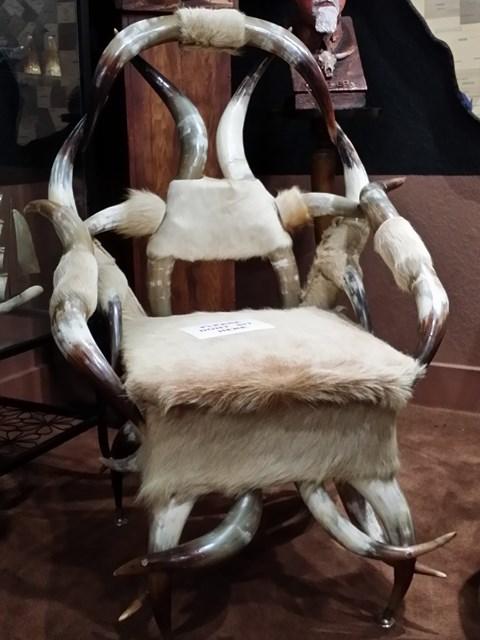 Кресло из рогов лонгхорна