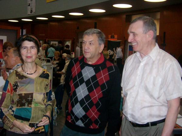 Владимир Нузов с Ириной Чайковской и Геннадием Крочиком. Нью-Йорк. 2010