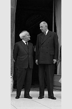 15 июня 1960 года, первая встреча Шарля де Голля и Давида Бен Гуриона