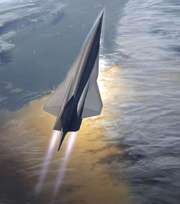Так будет выглядеть новый сверхзвуковой самолет-шпион SR-72, который будет развивать скорость в шесть раз выше звуковой  