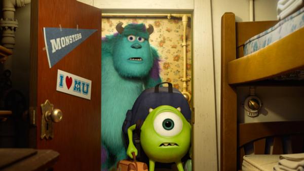 Кадр из фильма «Университет чудовищ». Photo by Pixar – © 2012 Disney/Pixar