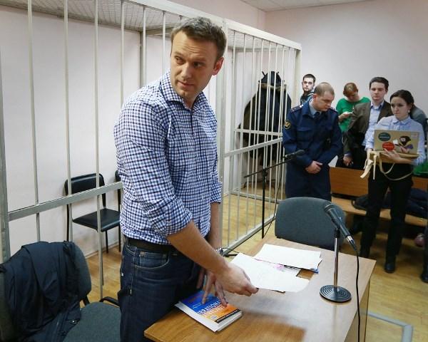 Алексей Навальный в суде.  Фото: РИА Новости
