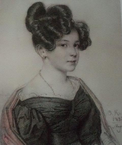 Портрет Анны Олениной, 1828 г.