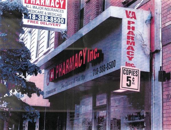 Aптекa V&A Pharmacy в Бруклине 