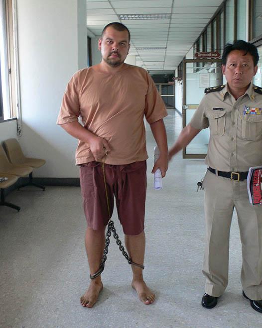 Максим Шинкаренко в тайской тюрьме. Photo Courtesy:  Maksym Shynkarenko Family