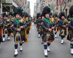 Парад на 5-й авеню в Манхэттене в День Святого Патрика. 17 марта 2014 г.