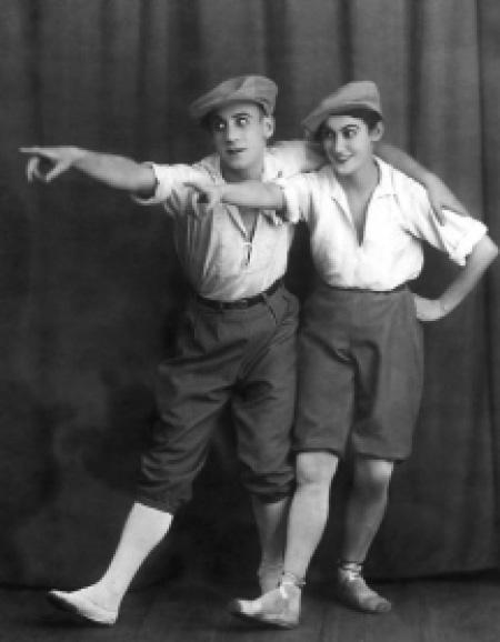 Асаф и Суламифь Мессереры в премьере балета «Светлый ручей» на музыку Д.Шостаковича. 1935 г.