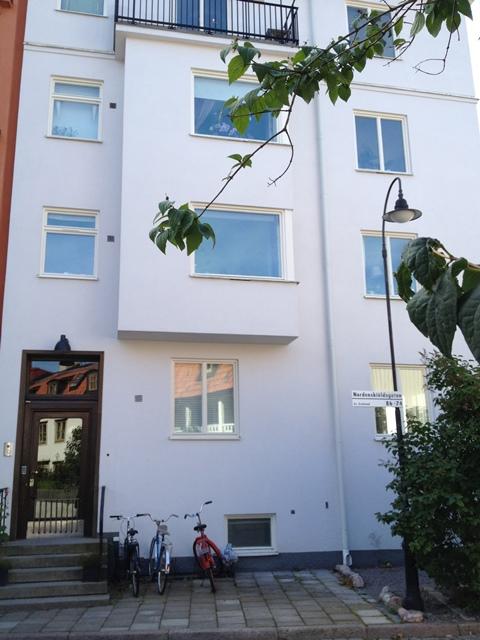 Дом в Стокгольме где жил Андрей Тарковский.  Фото Лейла Александер-Гарретт.