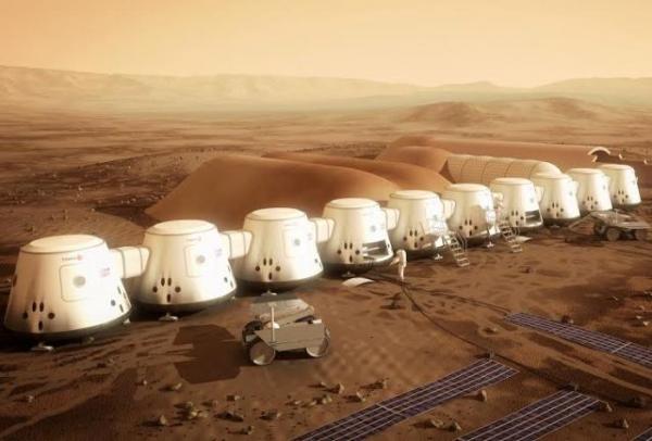Будущая космическая станция на Марсе. VERSTEEG/MARS ONE
